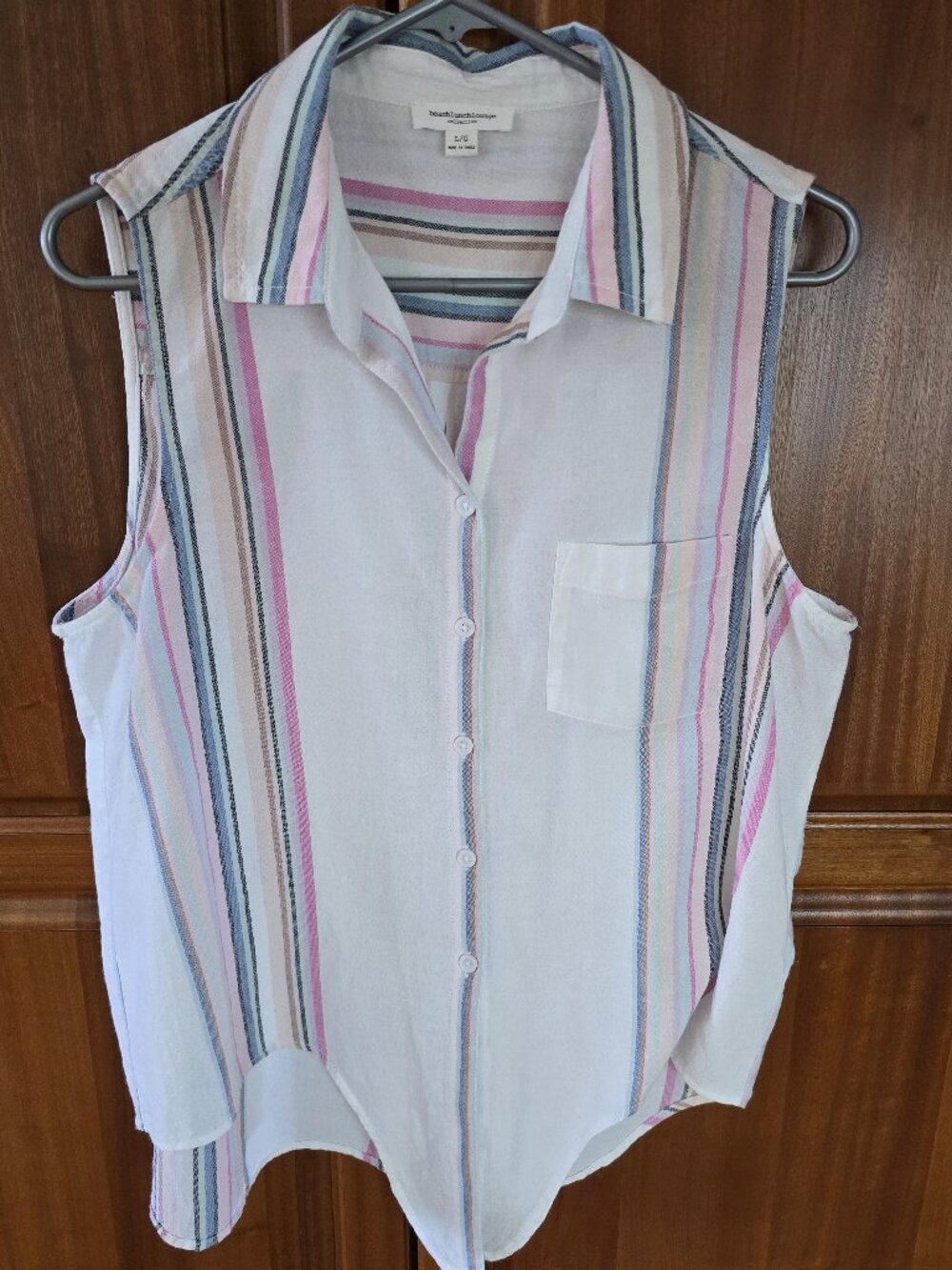 BeachLunchLounge sleeveless summer tunic top large